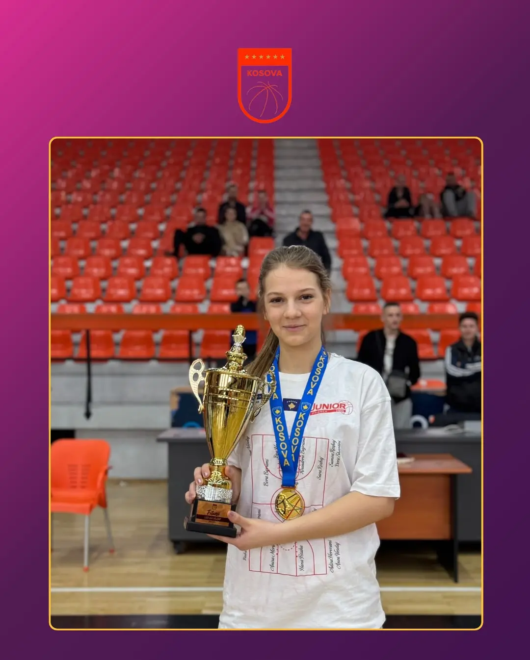 Junior 06 Moni Bau, fitues i Kupës së Kosovës për U14 te vajzat